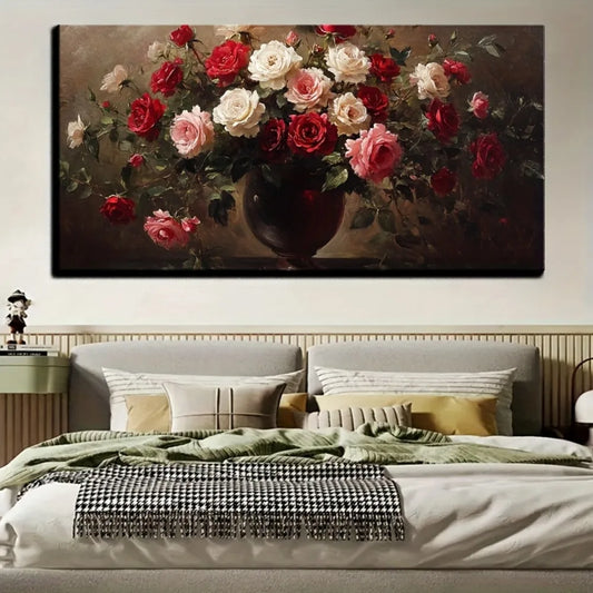 Natural landscape painting, Victorian decorative painting, interior decoration, 1.5 inch thick pine solid wood frame