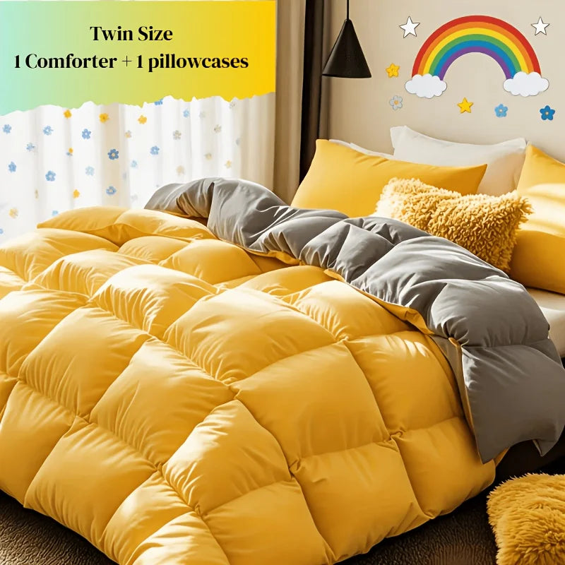 usCosybay 1pcs/2pcs/7pcs Large Comforter Set King Size, Red/Orange/Green 7pcs Luxury Cool Fitted Sheet Set with 14" Pocket, Queen Size Bed Sheet, 4pcs Large Pillow Cover, Luxury Bedding, Valentine's Day Bed In A Bag, Queen Si