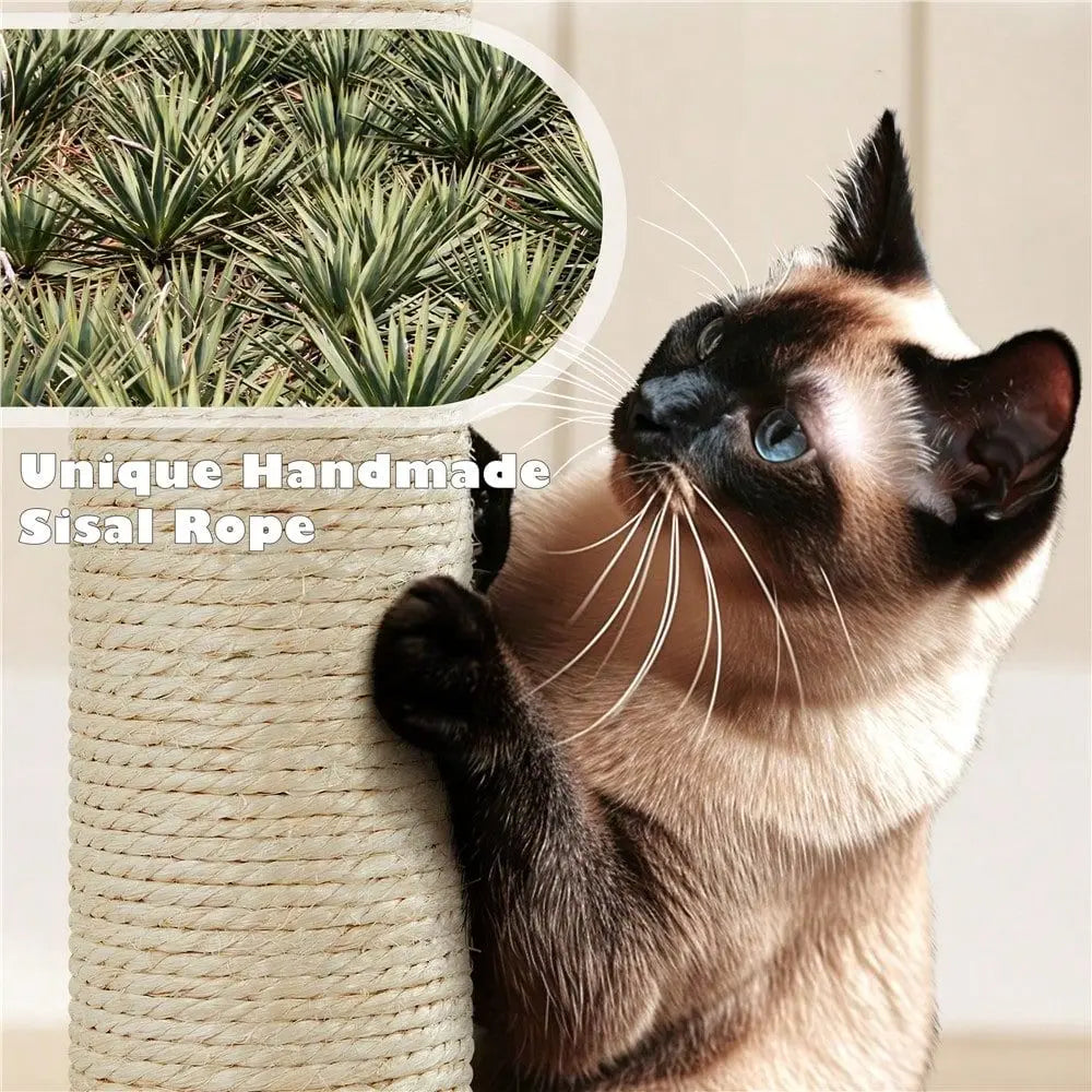 1pc Modern Cat Tree Tower Multilevel Cat Tower With Dangling Balls And Sisal ching Posts For Indoor Cats ching Climbi
