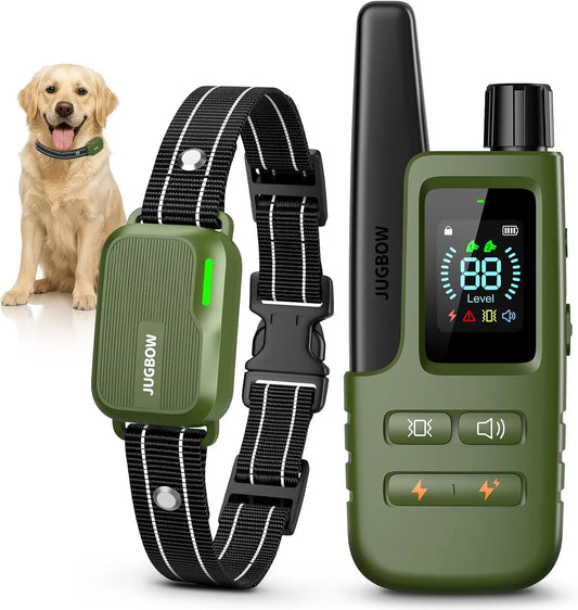 4500FT Remote Dog Training Collar, IPX8 Waterproof with 4 Modes for Small to Large Dogs 10-120lbs