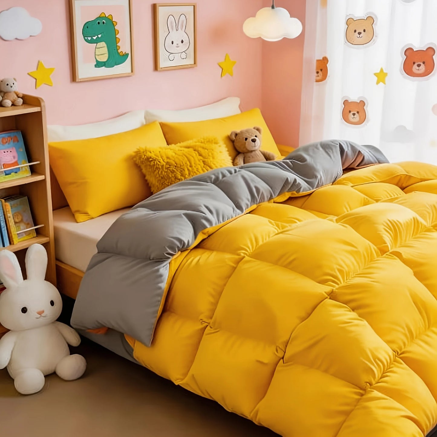 usCosybay 1pcs/2pcs/7pcs Large Comforter Set King Size, Red/Orange/Green 7pcs Luxury Cool Fitted Sheet Set with 14" Pocket, Queen Size Bed Sheet, 4pcs Large Pillow Cover, Luxury Bedding, Valentine's Day Bed In A Bag, Queen Si
